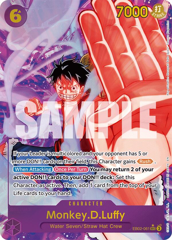 Monkey D Luffy EB02-061 [ Inglese / Giapponese / Francese / Cinese Semplificato ]