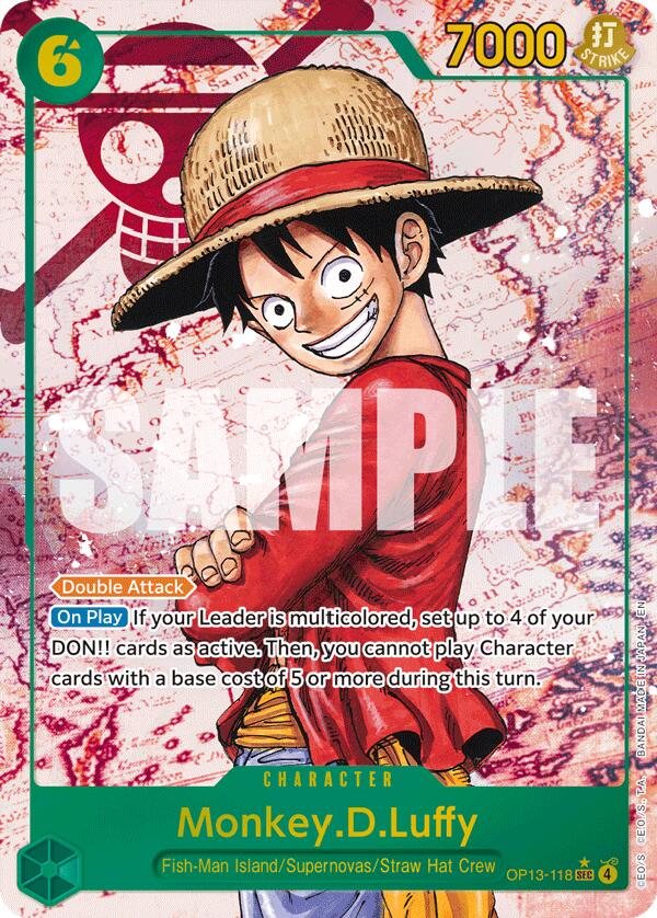 Monkey. D. Luffy OP13-118 [ Inglese / Giapponese / Francese / Cinese Semplificato ]