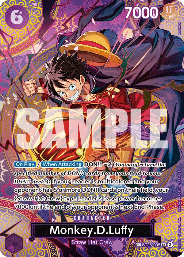 Monkey. D. Luffy ST26-005 [ Inglese / Giapponese / Francese / Cinese Semplificato ]