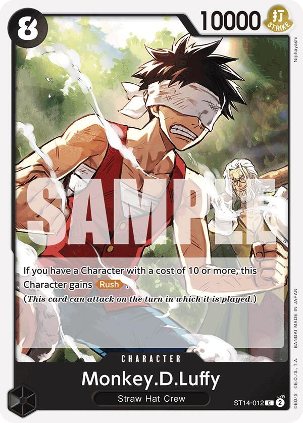 Monkey D Luffy ST14-012 [ Inglese / Giapponese / Francese / Cinese Semplificato ]