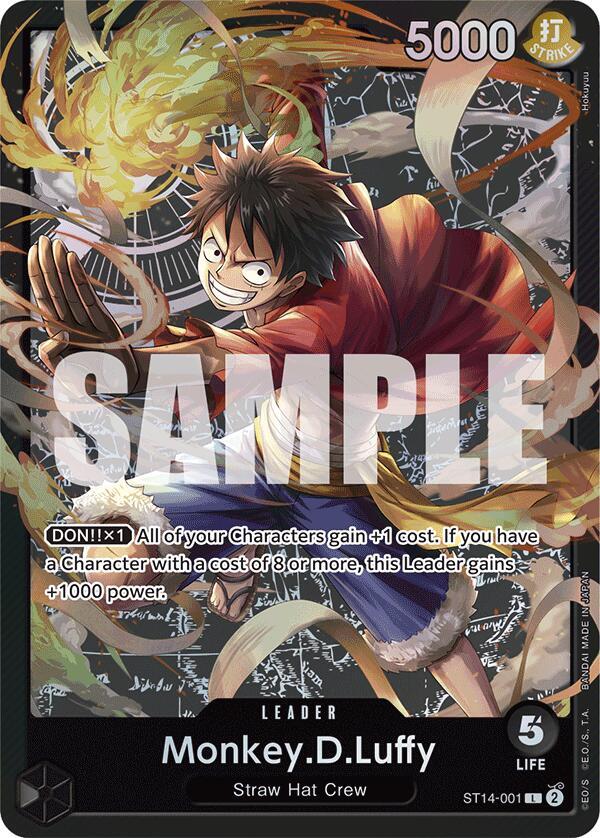 Monkey D Luffy ST14-001 [ Inglese / Giapponese / Francese / Cinese Semplificato ]