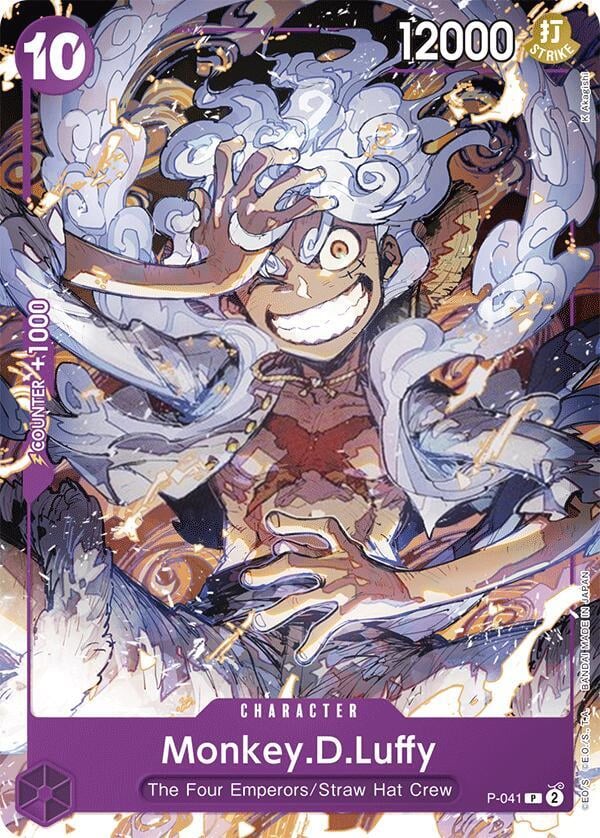 Monkey D Luffy P-041 [ Inglese / Giapponese ]