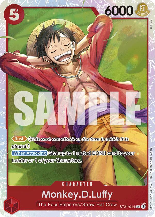 Monkey. D. Luffy ST21-014 [ Inglese / Giapponese / Francese / Cinese Semplificato ]