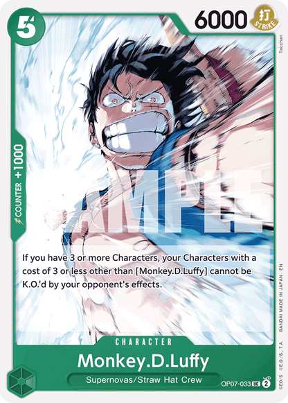 Monkey D Luffy OP07-033 [ Inglese / Giapponese / Francese / Cinese Semplificato ]