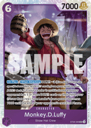 NM / Francese / SUPERRARE - ST-26: Starter Deck Purple Black Monkey.D.Luffy