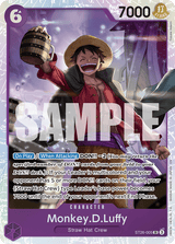 NM / Francese / SUPERRARE - ST-26: Starter Deck Purple Black Monkey.D.Luffy