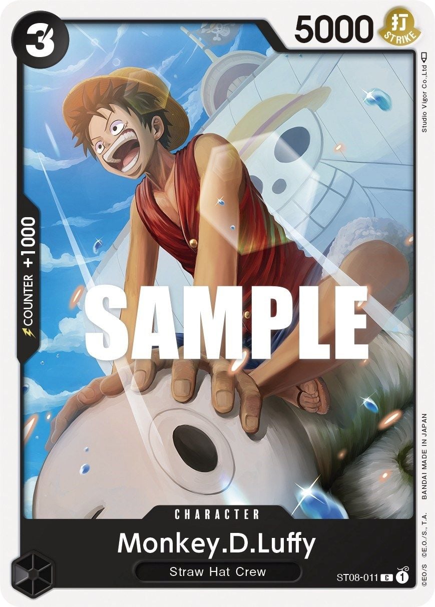 Monkey D Luffy ST08-011 [ Inglese / Giapponese / Francese / Cinese Semplificato ]