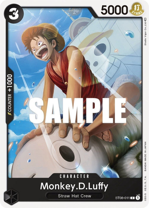 Monkey. D. Luffy ST08-011 [ Inglese / Giapponese / Francese / Cinese Semplificato ]