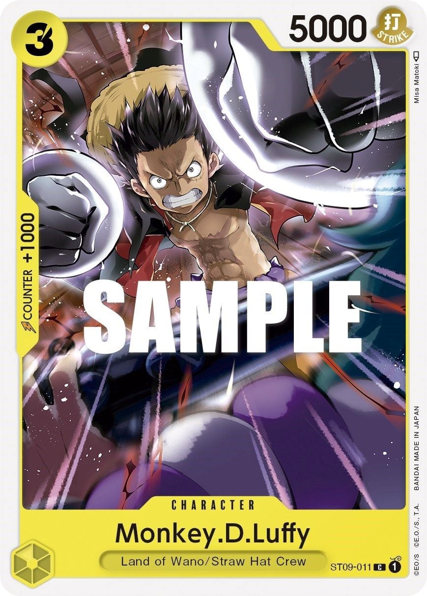 Monkey D Luffy ST09-011 [ Inglese / Giapponese / Francese / Cinese Semplificato ]