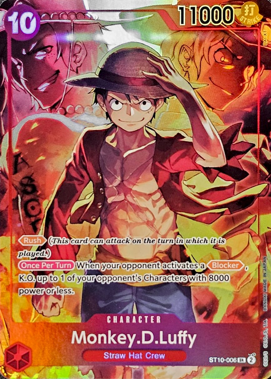 Monkey. D. Luffy ST10-006 [ Inglese / Giapponese / Francese / Cinese Semplificato ]