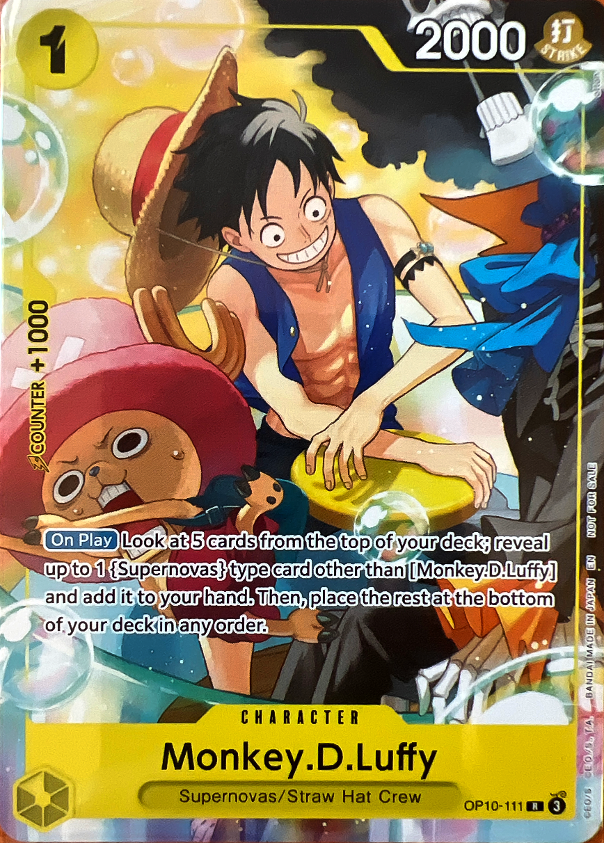 Monkey. D. Luffy OP10-111 [ Inglese / Giapponese / Francese / Cinese Semplificato ]