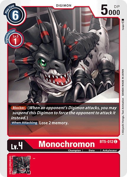 Monochromon BT5-012 [ Inglese / Giapponese ]