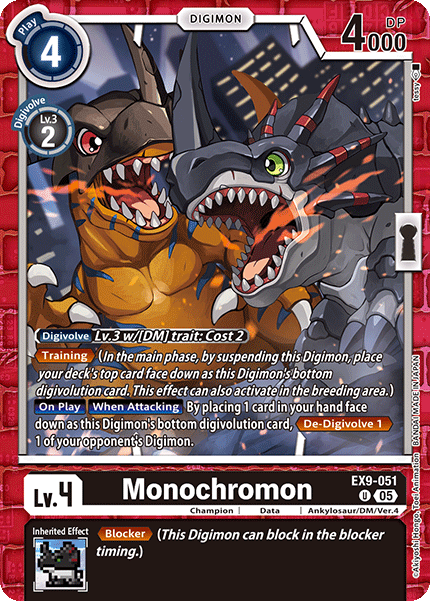 Monochromon EX9-051 [ Inglese / Giapponese ]