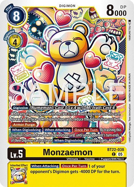 Monzaemon BT22-038 [ Inglese / Giapponese ]