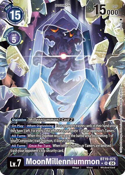 MoonMillenniummon BT19-075 [ Inglese / Giapponese ]