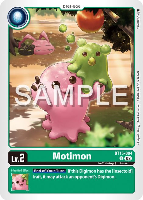 Motimon BT15-004 [ Inglese / Giapponese ]
