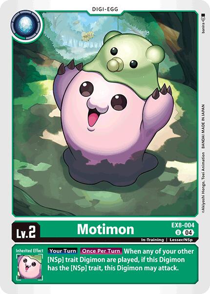Motimon EX8-004 [ Inglese / Giapponese ]