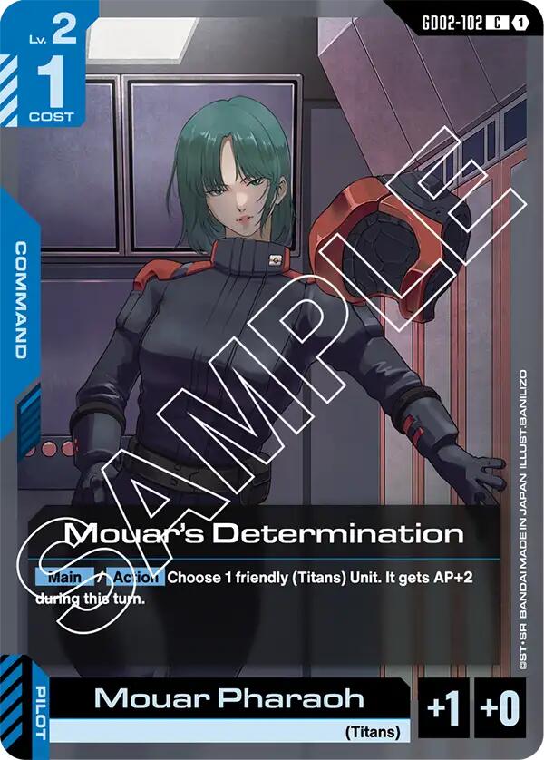 Mouar's Determination GD02-102 [ Inglese / Giapponese ]