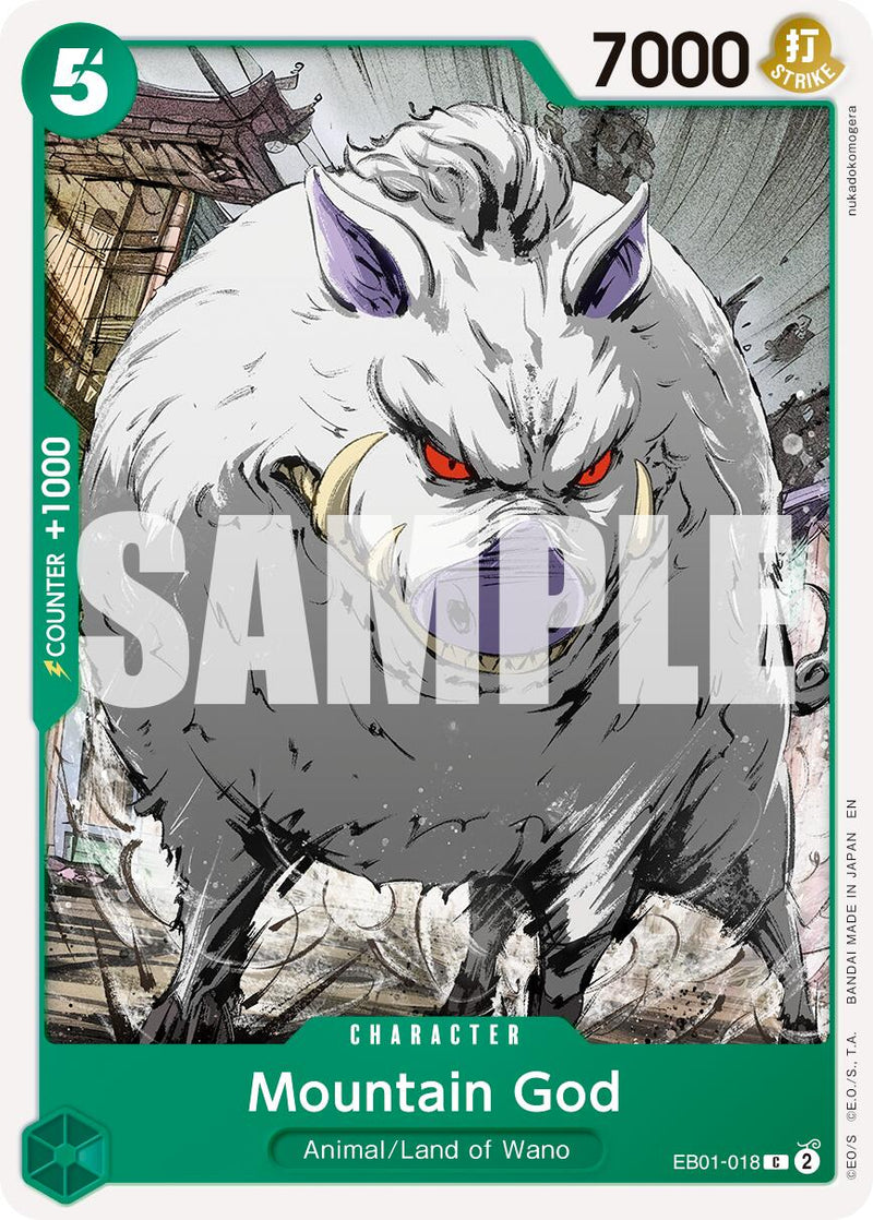 Mountain God EB01-018 [ Inglese / Giapponese / Francese / Cinese Semplificato ]
