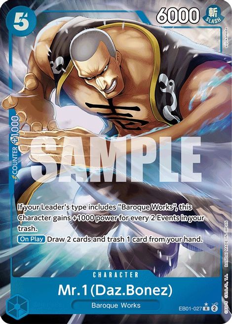 Mr 1(Daz Bonez) EB01-027 [ Inglese / Giapponese / Francese / Cinese Semplificato ]