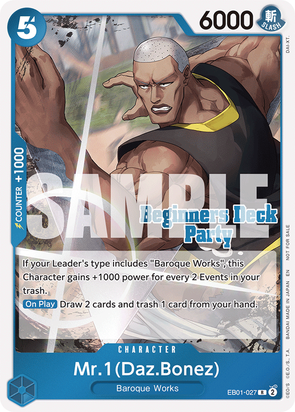 Mr 1(Daz Bonez) EB01-027 [ Inglese / Giapponese / Francese / Cinese Semplificato ]
