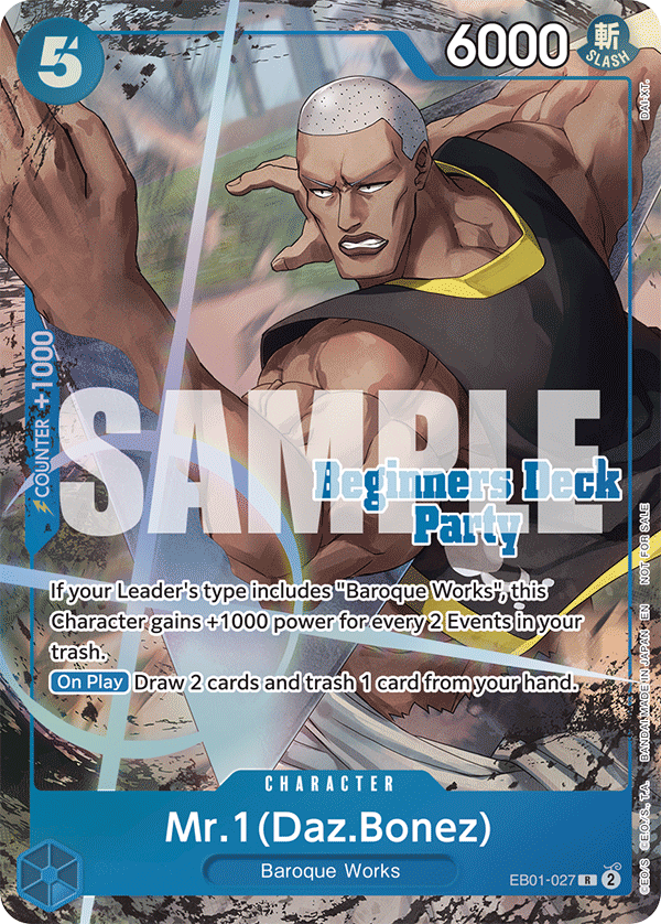 Mr 1(Daz Bonez) EB01-027 [ Inglese / Giapponese / Francese / Cinese Semplificato ]