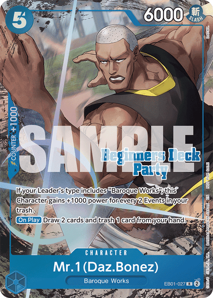 Mr 1(Daz Bonez) EB01-027 [ Inglese / Giapponese / Francese / Cinese Semplificato ]