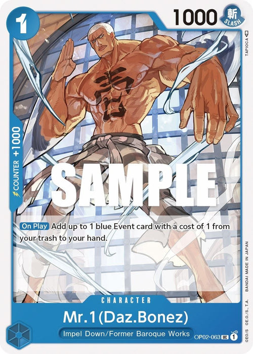 Mr. 1 OP02-063 [ Inglese / Giapponese / Francese / Cinese Semplificato ]
