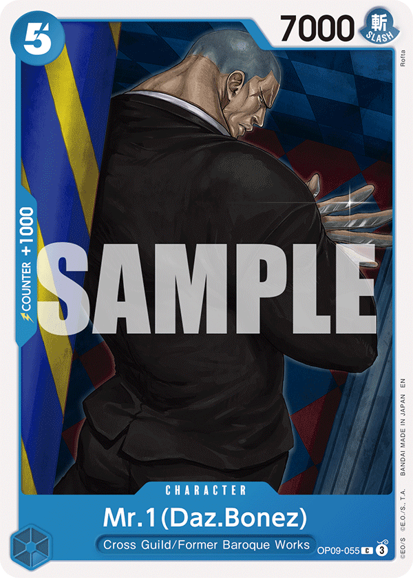 Mr 1(Daz Bonez) OP09-055 [ Inglese / Giapponese / Francese / Cinese Semplificato ]