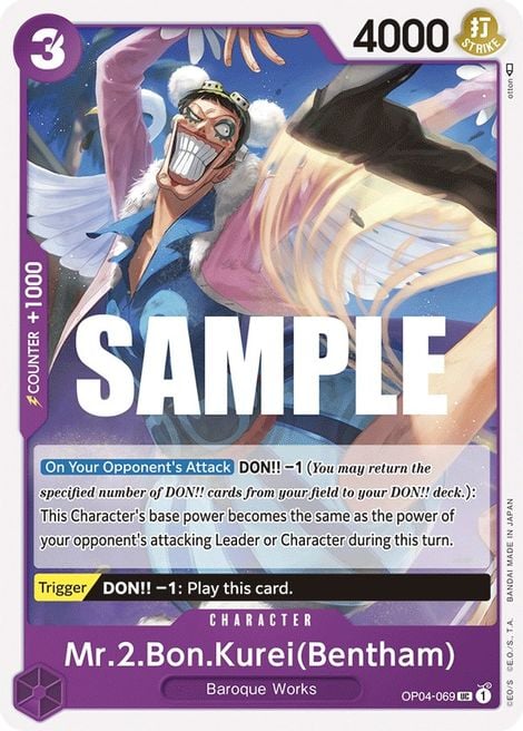 Mr. 2. Bon. Kurei OP04-069 [ Inglese / Giapponese / Francese / Cinese Semplificato ]