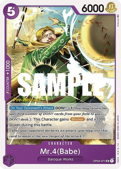 Mr 4 OP04-071 [ Inglese / Giapponese / Francese / Cinese Semplificato ]