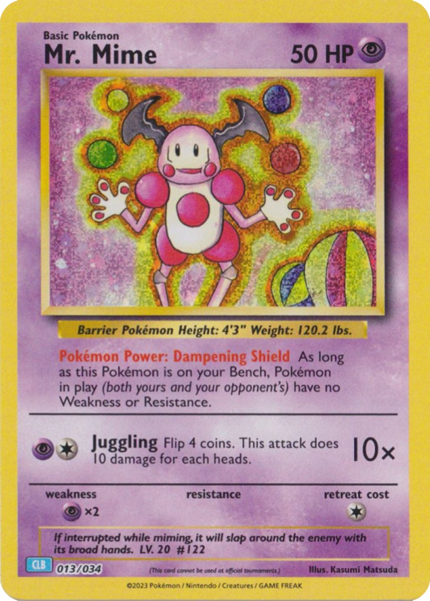 Mr. Mime - Pokémon TCG Classic: Blastoise & Suicune ex Deck 013/034 [ Inglese ]