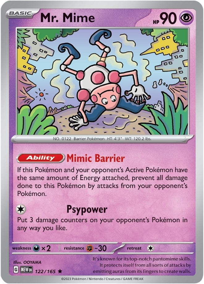 Mr. Mime - 151 122/165 [ Italiano / Inglese ]