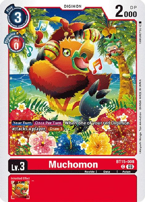 Muchomon BT15-008 [ Inglese / Giapponese ]
