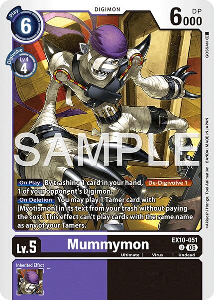 Mummymon EX10-051 [ Inglese / Giapponese ]