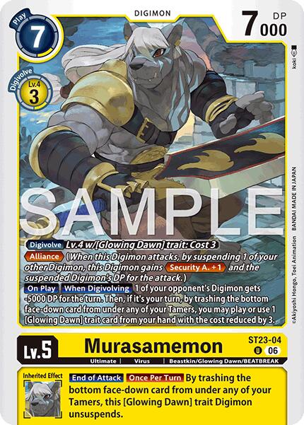 Murasamemon ST23-04 [ Inglese / Giapponese ]