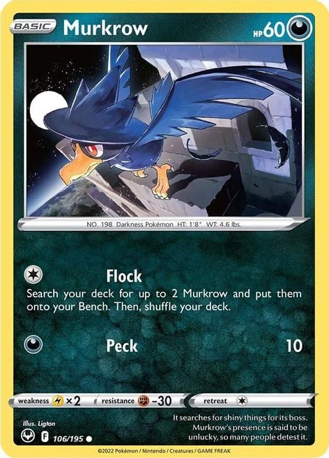 Murkrow - Tempesta Argentata 106/195 [ Italiano ]
