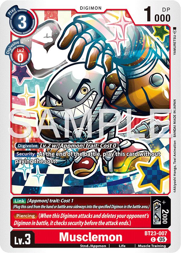 Musclemon BT23-007 [ Inglese / Giapponese ]