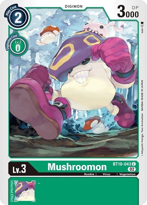 Mushroomon BT10-043 [ Inglese / Giapponese ]