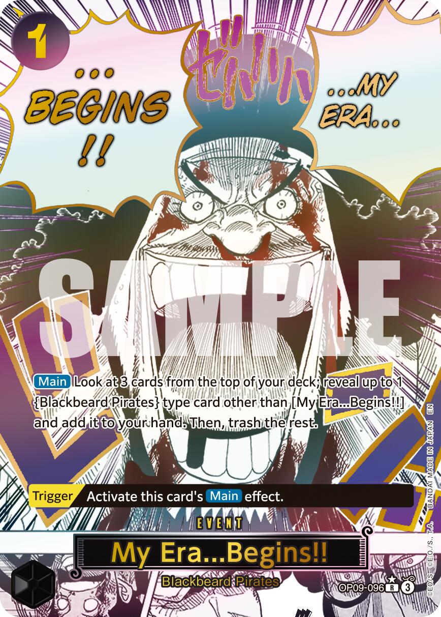 My Era. . . Begins!! OP09-096 [ Inglese / Giapponese / Francese / Cinese Semplificato ]