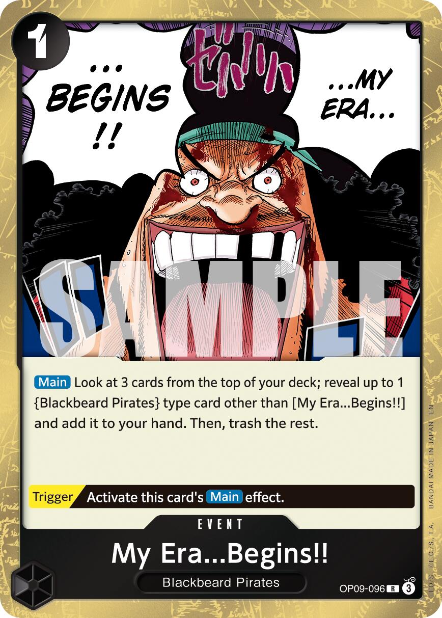 My Era. . . Begins!! OP09-096 [ Inglese / Giapponese / Francese / Cinese Semplificato ]