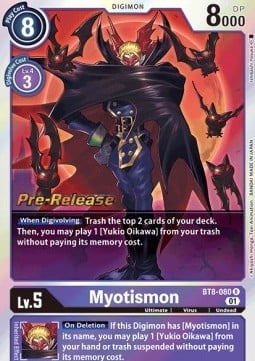 Myotismon BT8-080 [ Inglese / Giapponese ]