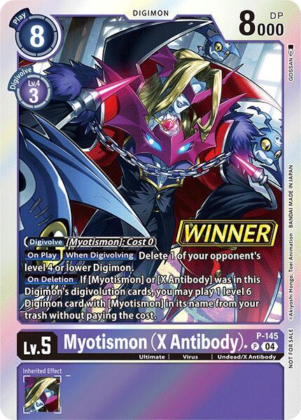 Myotismon (Storetournament 2024 Winner) P-145 [ Inglese / Giapponese ]