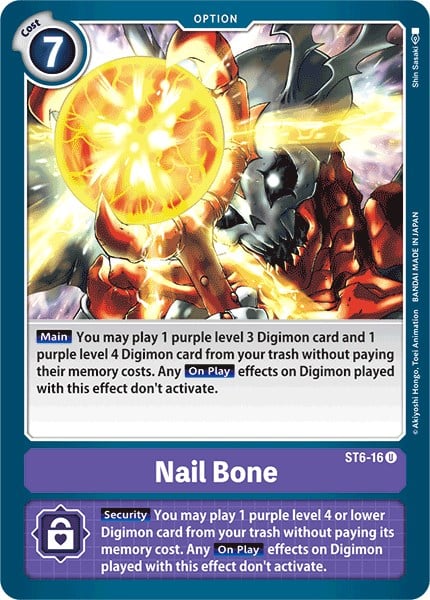 Nail Bone ST6-16 [ Inglese / Giapponese ]