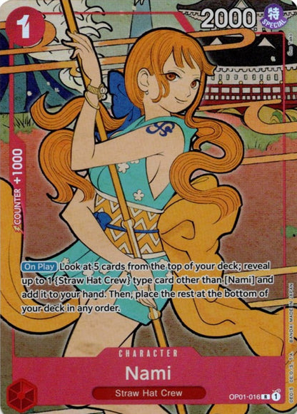 Nami OP01-016 [ Inglese / Giapponese / Francese / Cinese Semplificato ]