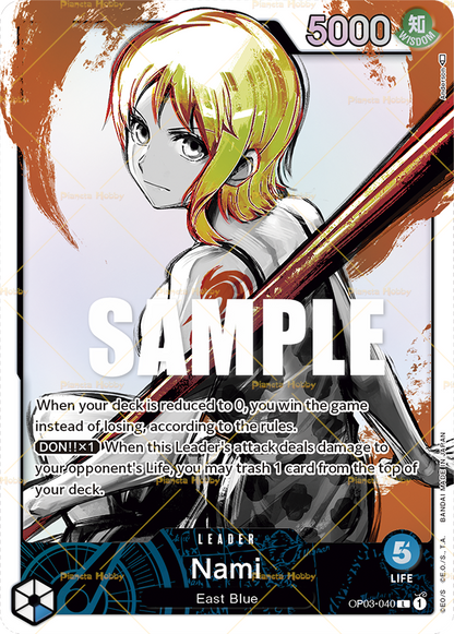 Nami OP03-040 [ Inglese / Giapponese / Francese / Cinese Semplificato ]