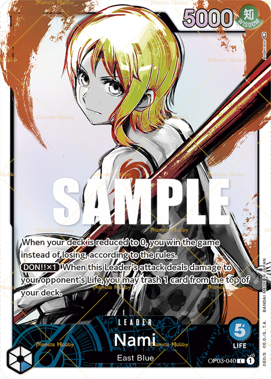 Nami OP03-040 [ Inglese / Giapponese / Francese / Cinese Semplificato ]