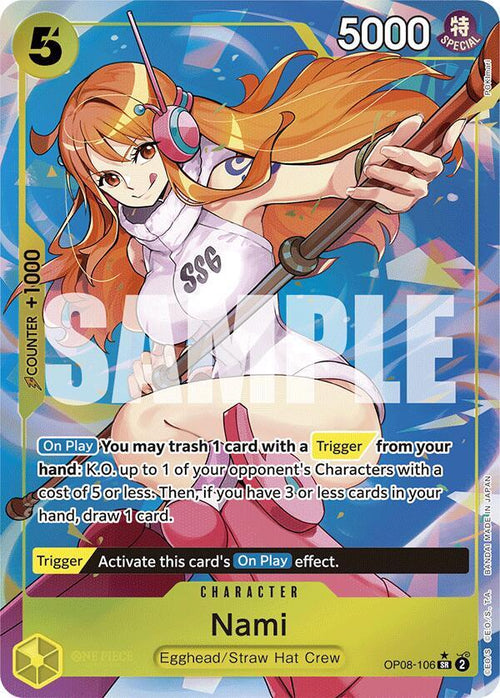 Nami OP08-106 [ Inglese / Giapponese / Francese / Cinese Semplificato ]
