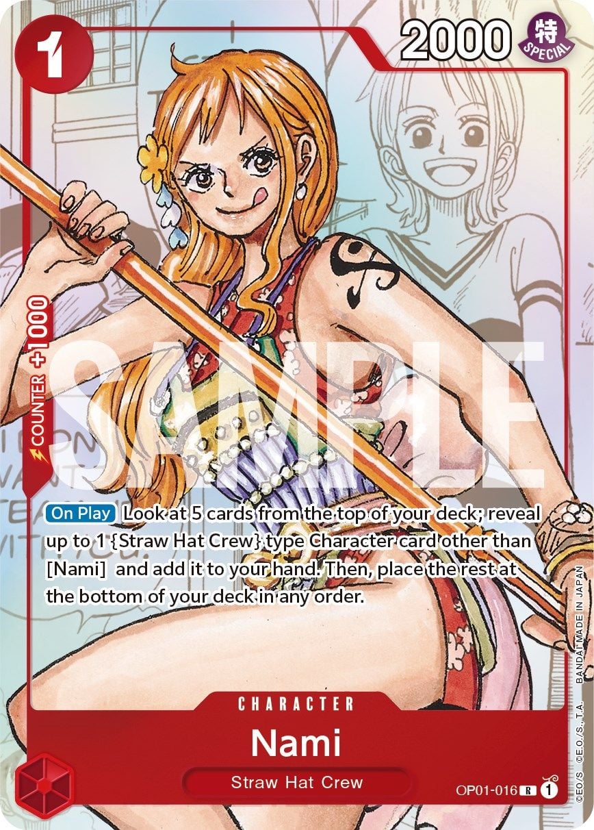 Nami OP01-016 [ Inglese / Giapponese / Francese / Cinese Semplificato ]