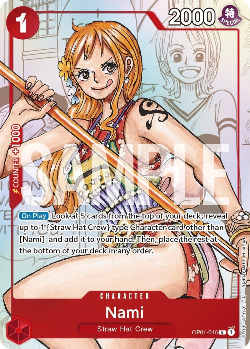 Nami OP01-016 [ Inglese / Giapponese / Francese / Cinese Semplificato ]